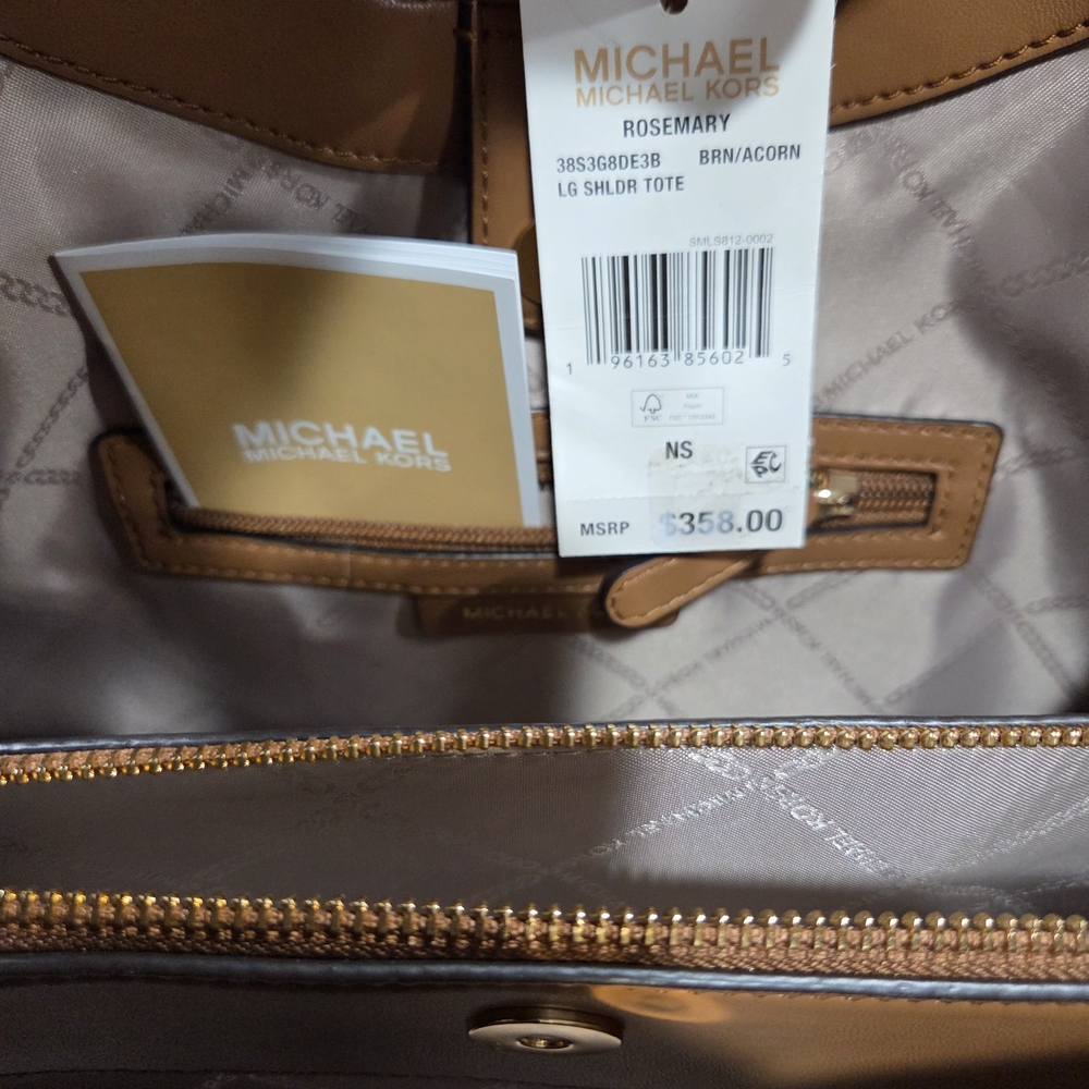 NWT Michael Kors Rosemary Medium Shoulder Tote - Picture 8 of 9